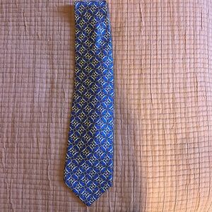 Brooks Brothers Patterned Blue Tie